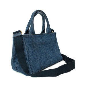 Prada Denim Canapa Bag Handbag
